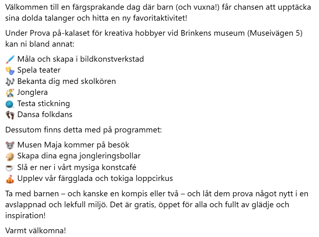 Prova p-kalaset